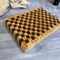 End-Grain Cutting Board (Walnut, Maple) view 1