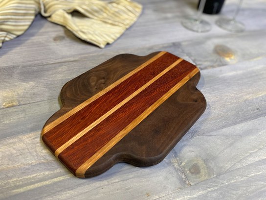 Click to enlarge Serving Board (Walnut, Alder, Paduk)