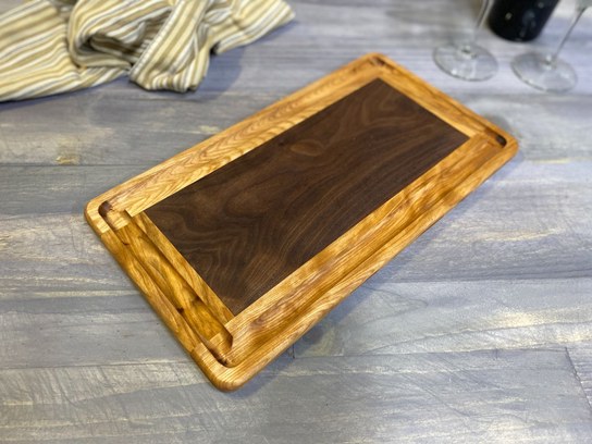 Cutting Board with Juice Groove (Walnut, Birch)