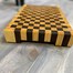 End-Grain Cutting Board (Walnut, Maple) view 3